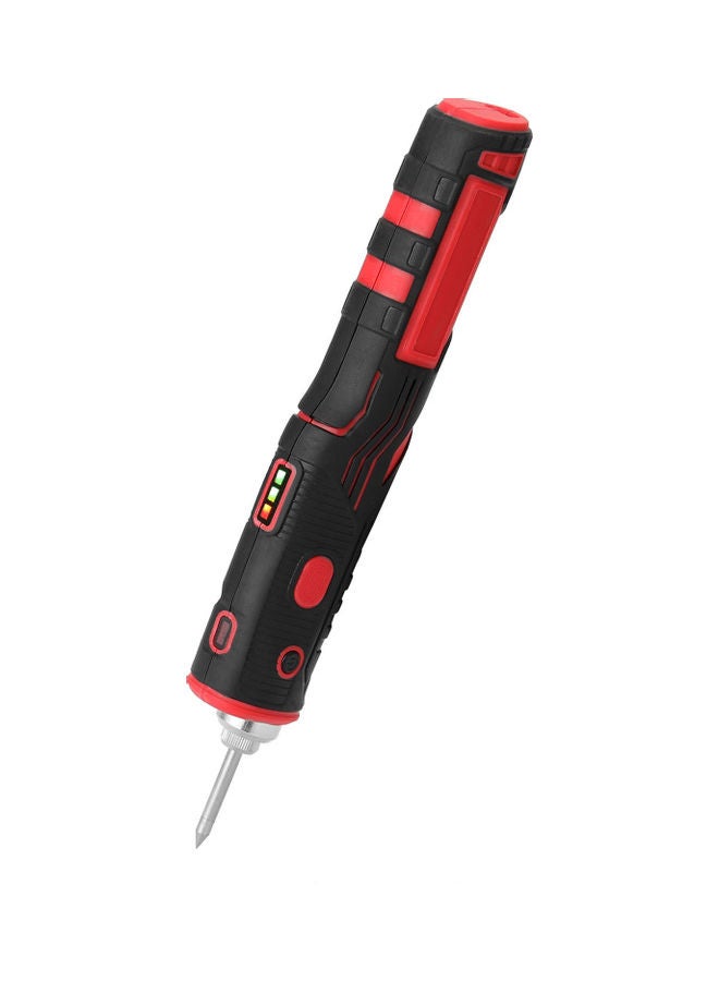 Rechargeable Soldering Iron With Accessories Black/Red/Silver