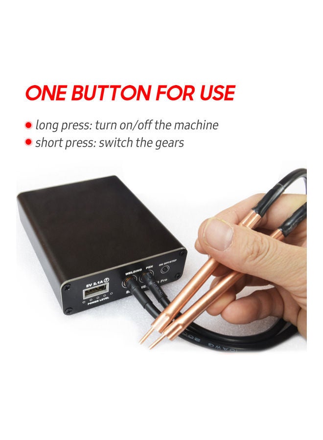 Portable Handheld Spot Welding Machine Black
