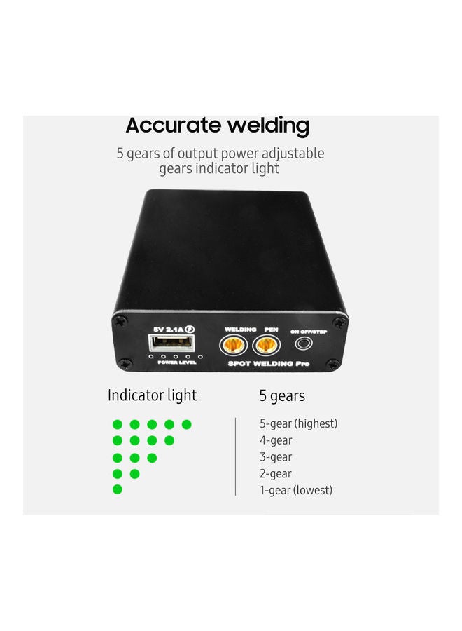 Portable Handheld Spot Welding Machine Black