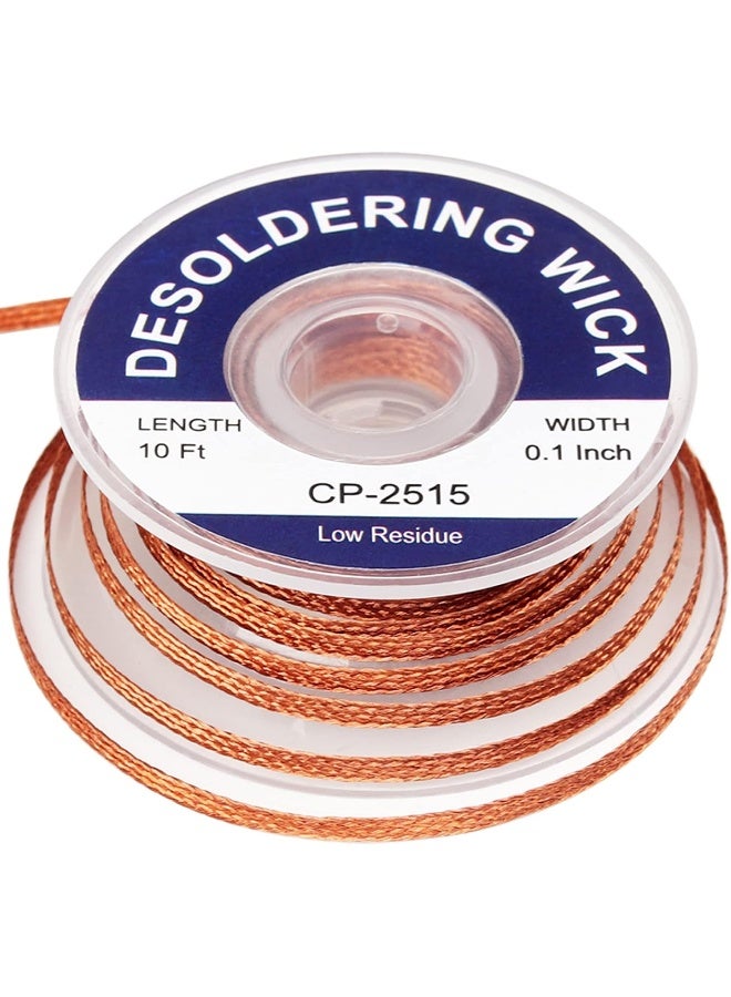 Lesnow  Solder Wick Braid 11Ft Length Desoldering Wick Braid Remover Tool Solder Sucker