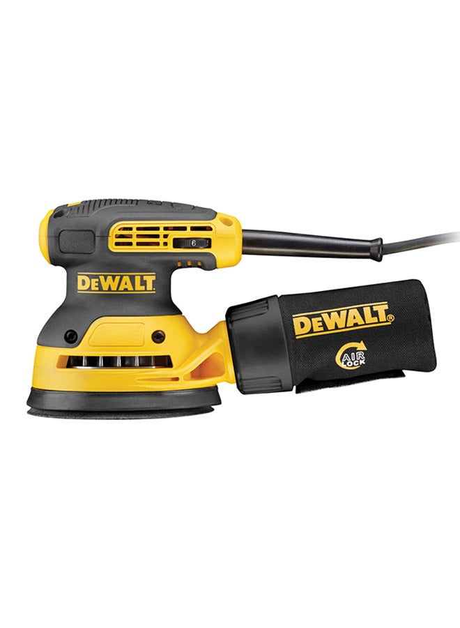 Random Orbit Palm Grip Sander Black/Yellow