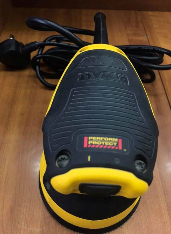 220V/280W Random Orbit Palm Grip Sander Black/Yellow