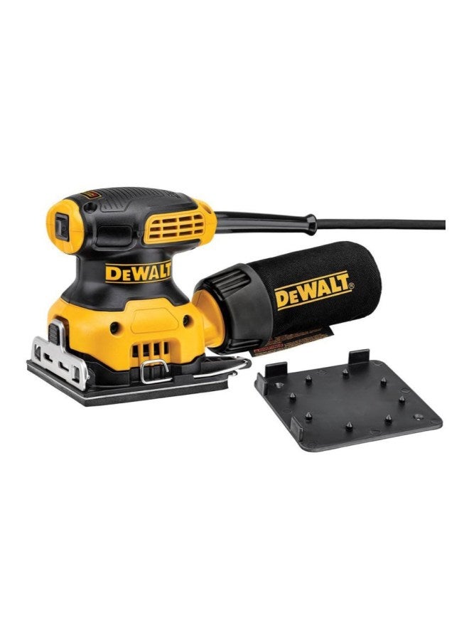 Orbital Palm Grip Sander Black/Yellow/Silver