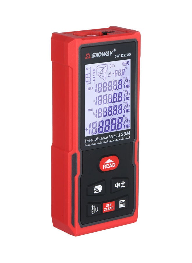 120 Meters Laser Distance Meter Black/Red