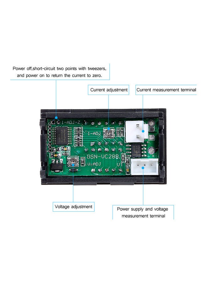 LED Voltmeter Multicolour