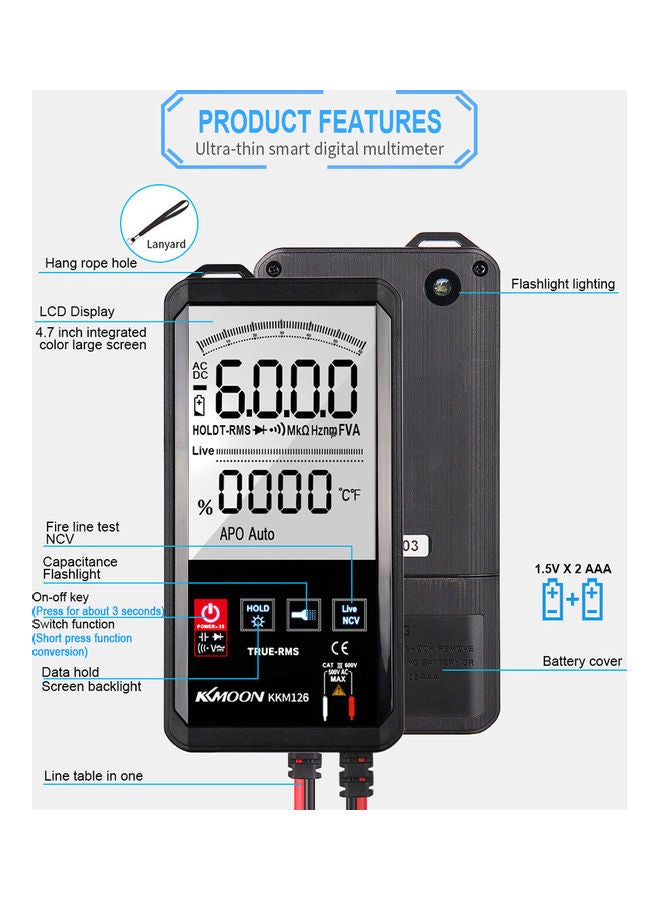 Digital Multimeter Multicolour