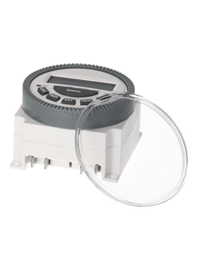 Weekly Timer Switch White/Grey