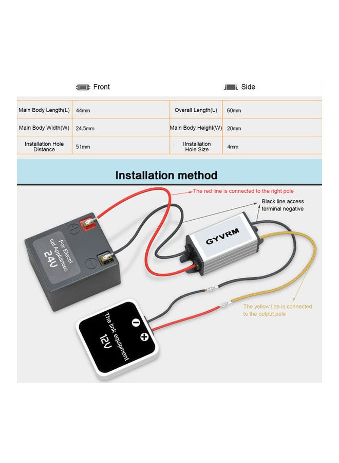 Portable DC Converter Multicolour