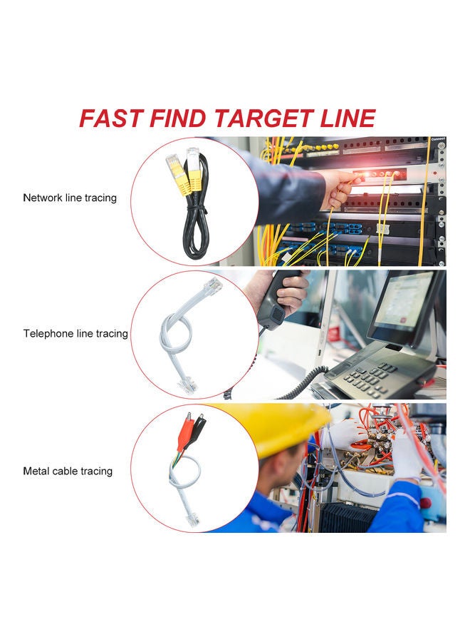 Wire Tracker Black/Red