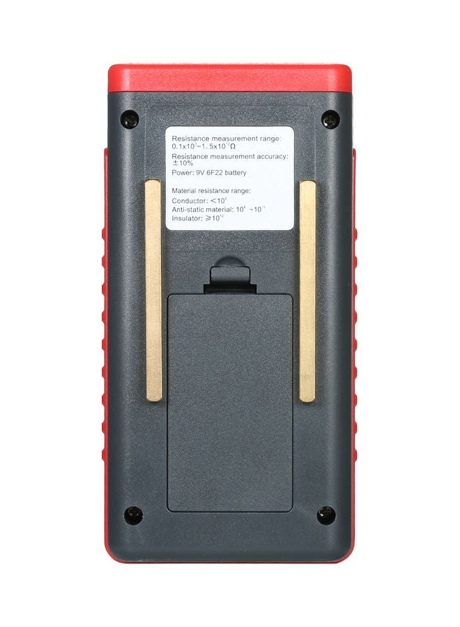 Handheld Surface Resistance Meter Black/Red