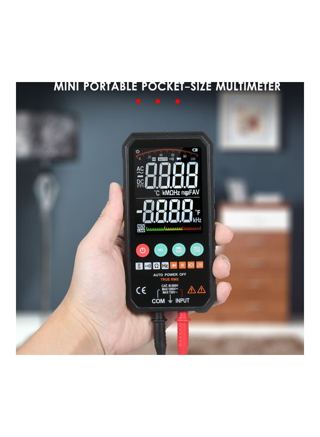 Voltage Meter Black