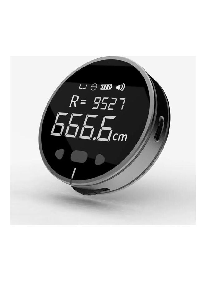 8 in 1 Electronic Ruler With  LCD Display Black