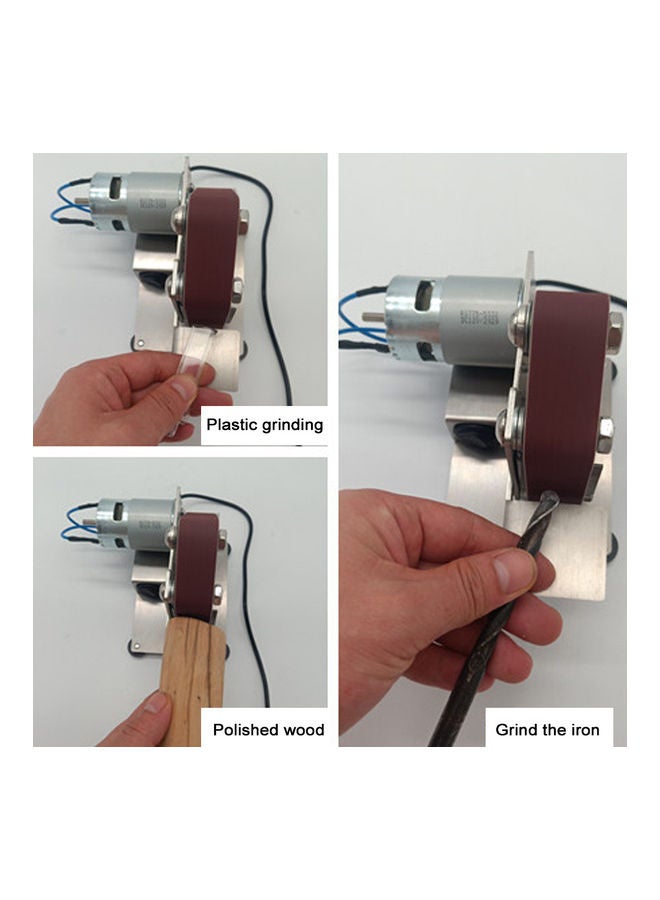 Mini Electric Belt Sander Silver