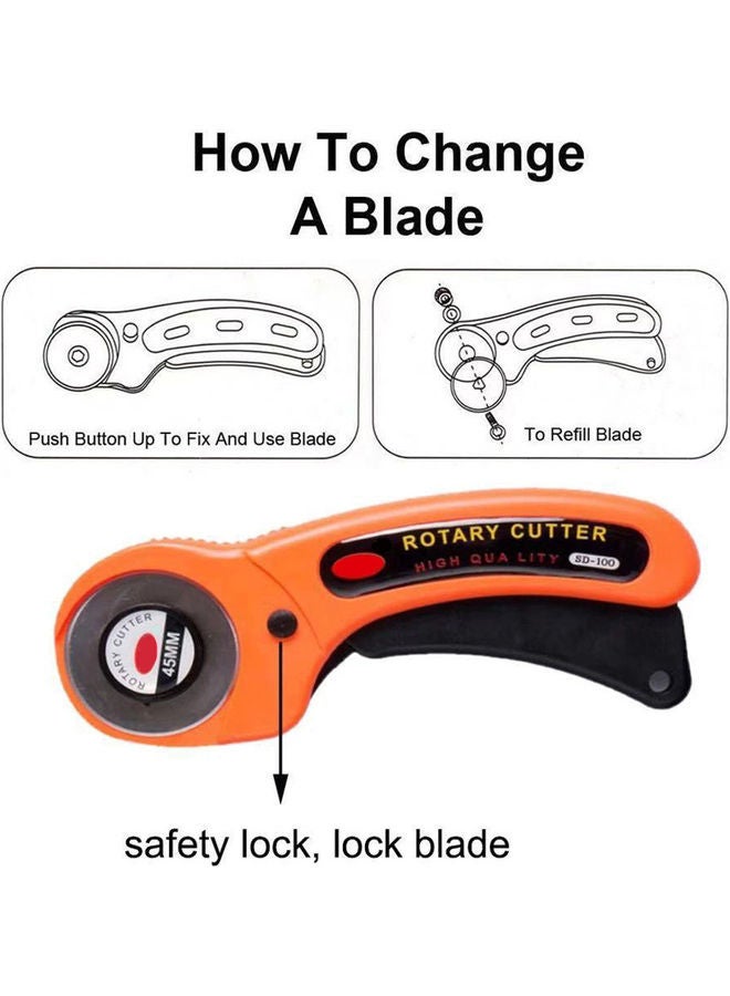 Rotary Roller Cutter Orange/Black