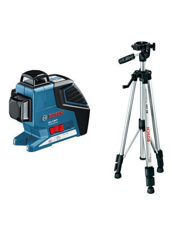 Gll 3-80 Line Laser Professional& Bs 150 Compact Tripod Professional Blue 3118grams