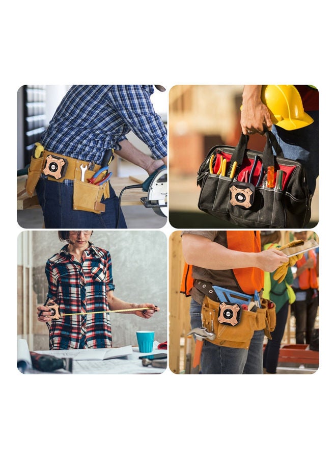 2-In-1 Handheld Electronic Infrared Rangefinder Tape Measure With LCD Display Black/Red