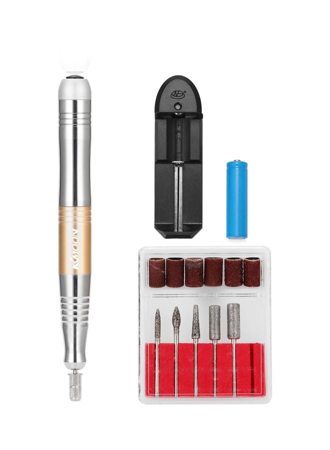 Multipurpose Exfoliating Armor Tool Set Silver/Gold 22x4x11.5cm