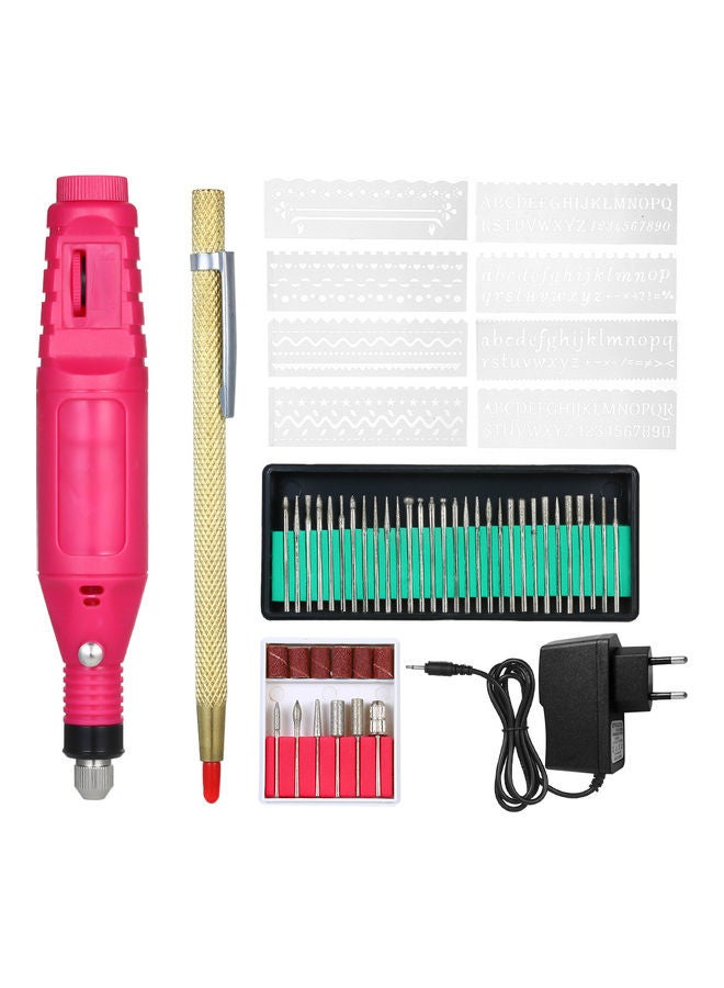 Electric Small Engraving Pen Multicolour 20.4 x 6 x 13.6cm