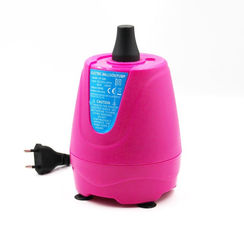 300W Electric Air Blower Pump Pink/Blue 18 x 12 x 12.50cm