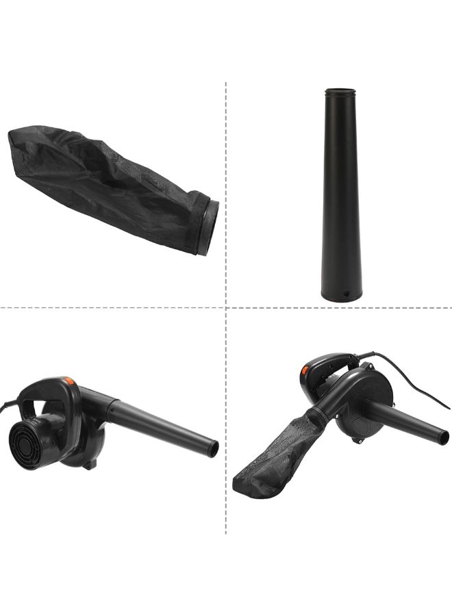Multifunctional Electric Dust Removal Air Blower Black 24.5cm