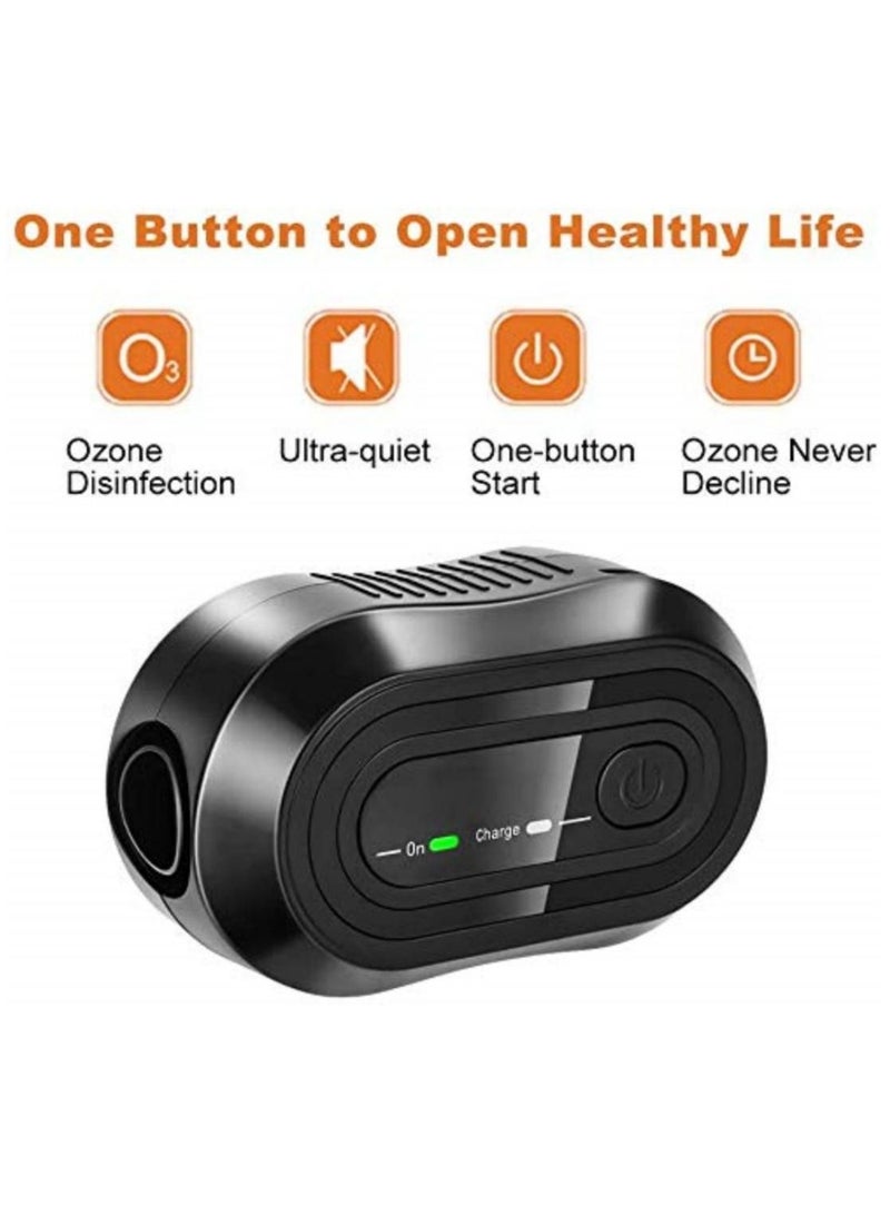CPAP Cleaner Disinfector, Ozone Cleaner Air Disinfection Machine Ventilation Disinfector Sterilizer for Clean Air CPAP Machine Mask Hose Pipe Tube Accessories