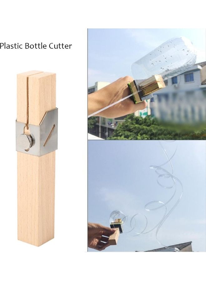 Plastic Bottle Cutter Beige