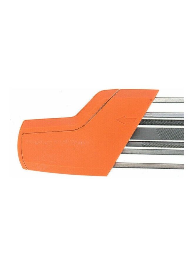 2-in-1 Chainsaw Sharpener Grind Fits Orange/Silver