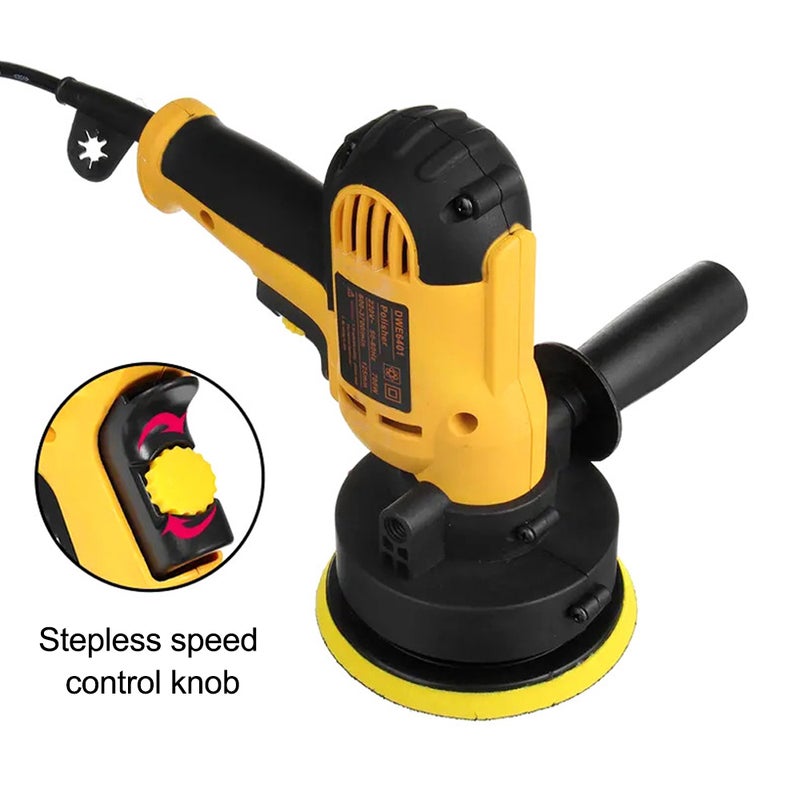 Stepless Speed Adjustable Car Polisher Machine Multicolour 26 x 12 x 21cm