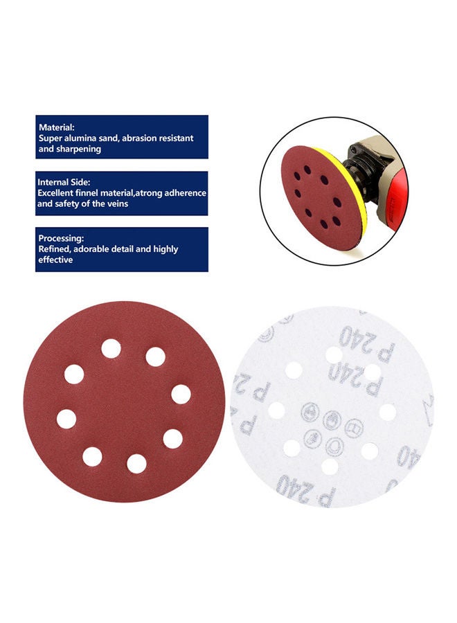 100-Piece Sanding Discs Brown