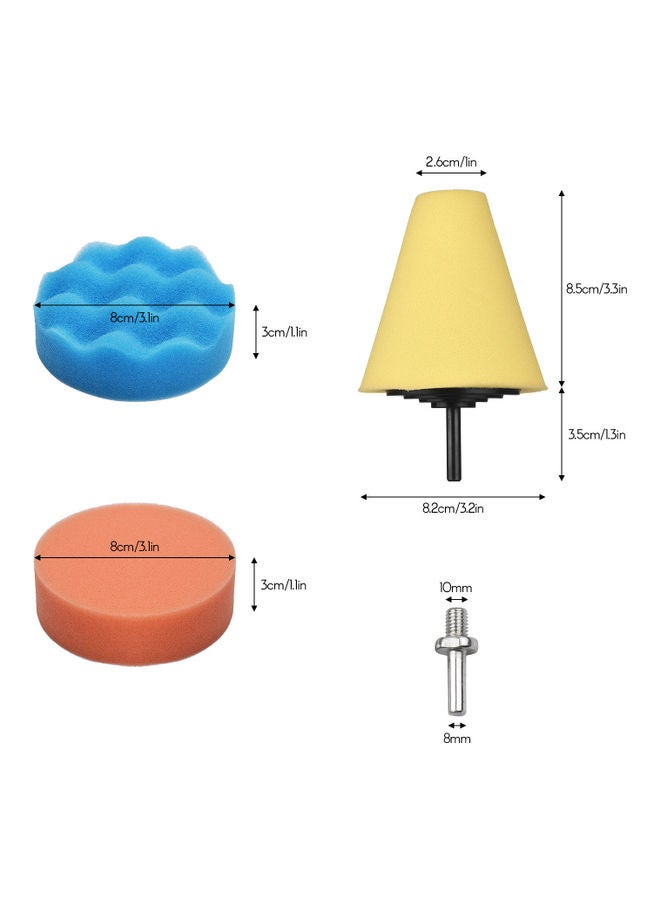 Polishing Pad Set Multicolour