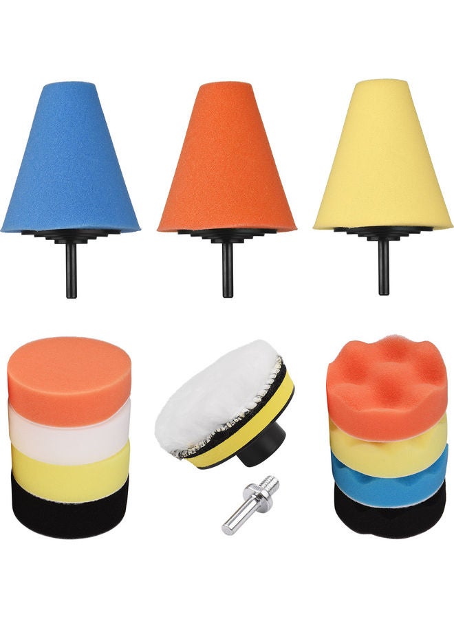 Polishing Pad Set Multicolour