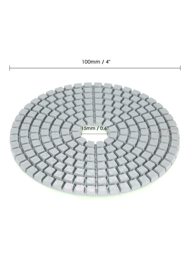 12-Piece 4-inch Diamond Wet Polishing Pads Multicolour 10.00 X 7.80 X 10.00cm