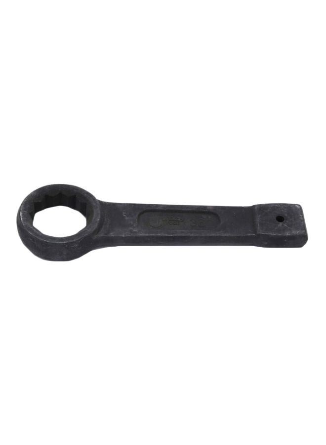 Carbon Steel Ring Slogging Spanner Black