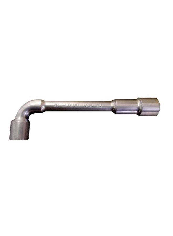 L Type Pipe Wrench Silver