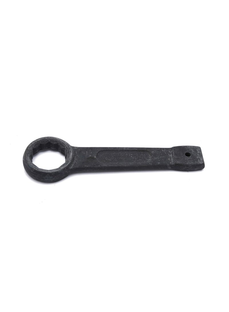 Carbon Steel Ring Slogging Spanner Silver