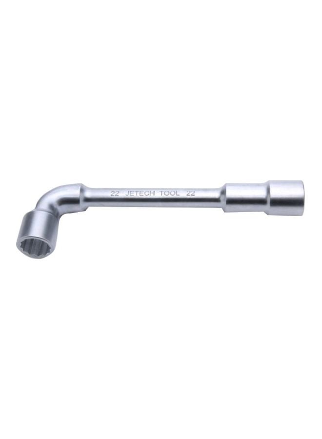 L Type Pipe Wrench Silver