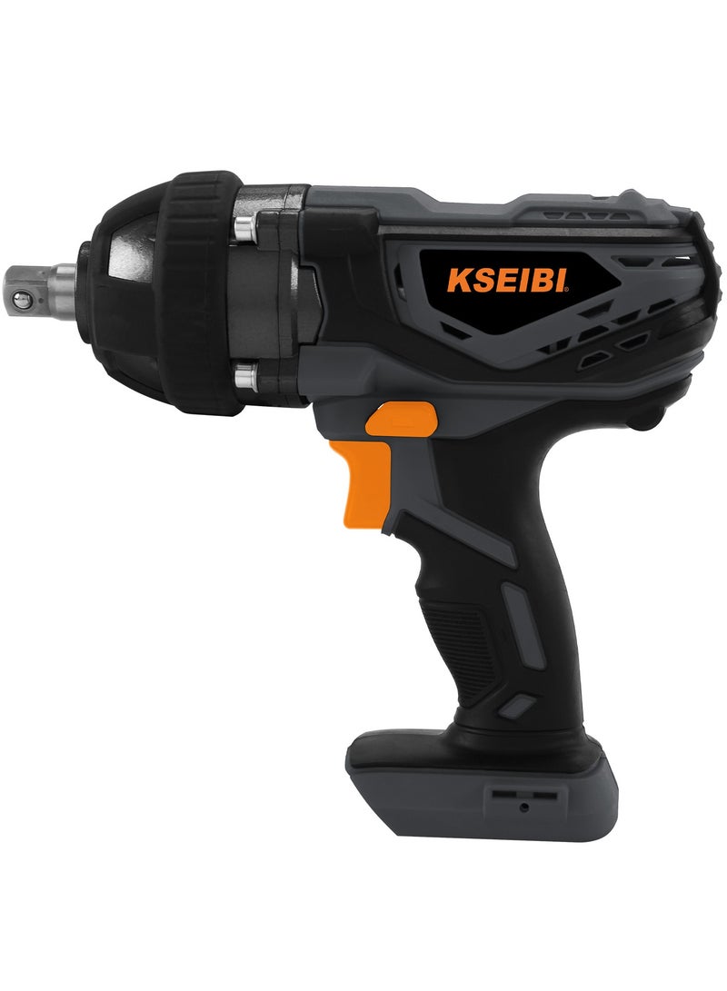 20V Cordless Impact Wrench, Electric Impact Drill, Variable Speed, (TOOL ONLY) High torque for Removing and installation of Screws and Bolts, Changing Tires, Plumbing and Pipework, Installation and Repair Tasks.