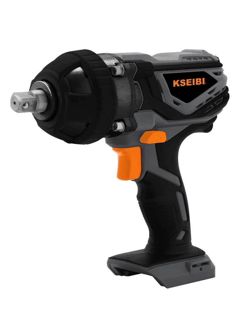 20V Cordless Impact Wrench, Electric Impact Drill, Variable Speed, (TOOL ONLY) High torque for Removing and installation of Screws and Bolts, Changing Tires, Plumbing and Pipework, Installation and Repair Tasks.