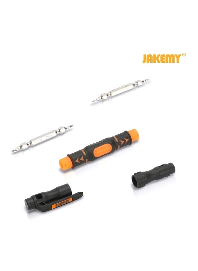 3-In-1 Double-Head Screwdriver Bits Set Black/Orange