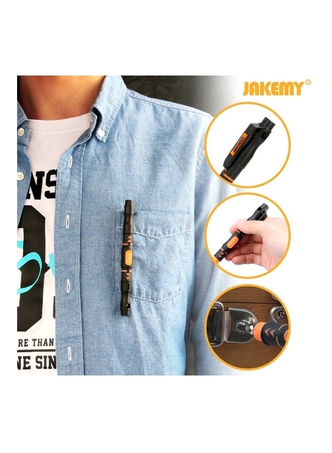 3-In-1 Double-Head Screwdriver Bits Set Black/Orange