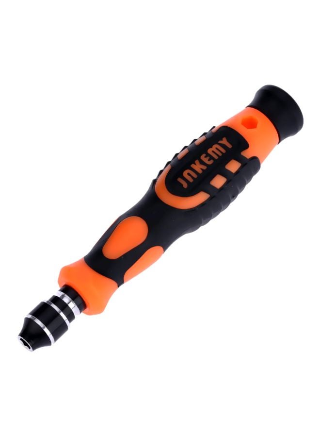 52-Piece Pro Precision Screwdriver Set Orange/Black/Silver