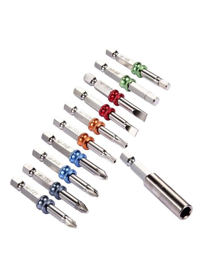 12 in 1 Colour Ring Screwdriver Set Multicolour