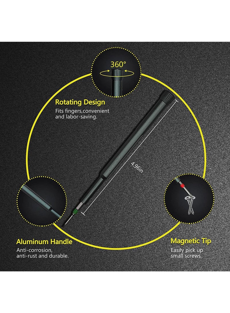 Precision Screwdriver Set, 31 in 1 Magnetic Screwdriver Bits, Small Eyewear Repair Tool Kit, Watch, Computer, Iphone, Electronics, PC