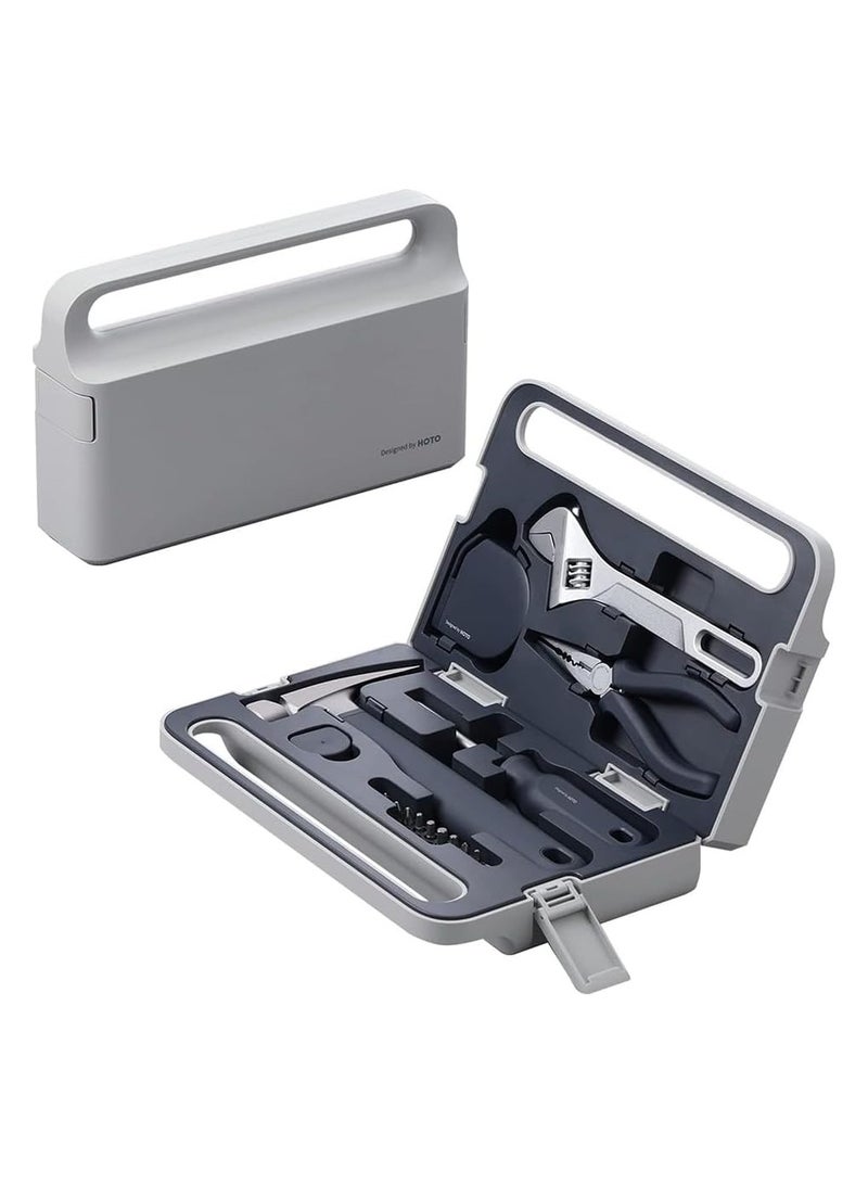 Household Manual Tool Set, 7 Pcs, QWSGJ002 - Grey
