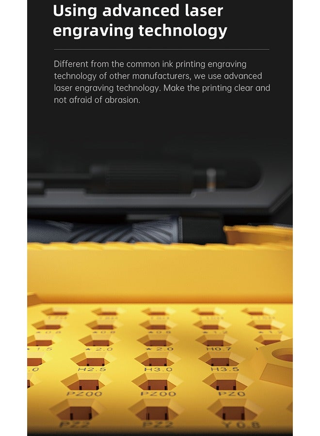 145 in 1 Jakemy JM-8183 Precision Screwdriver Set Magnetic Replaceable Bits Sockets Spudger Opening Tool Tweezer for Smartphones PC Electronics