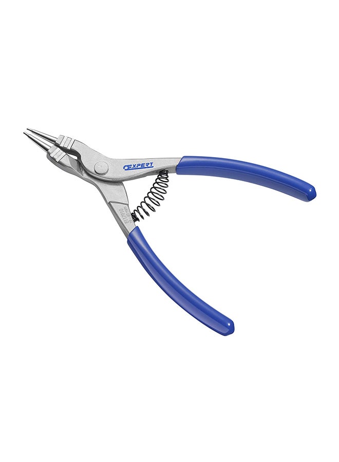 Straight Outside Nose Circlip Plier, E117910, 180mm Blue/Silver