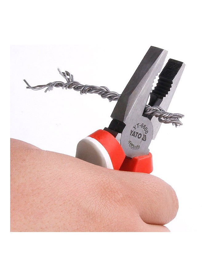 Combination Pliers 180mm (7-Inch) -YT2007 Multicolour 7inch