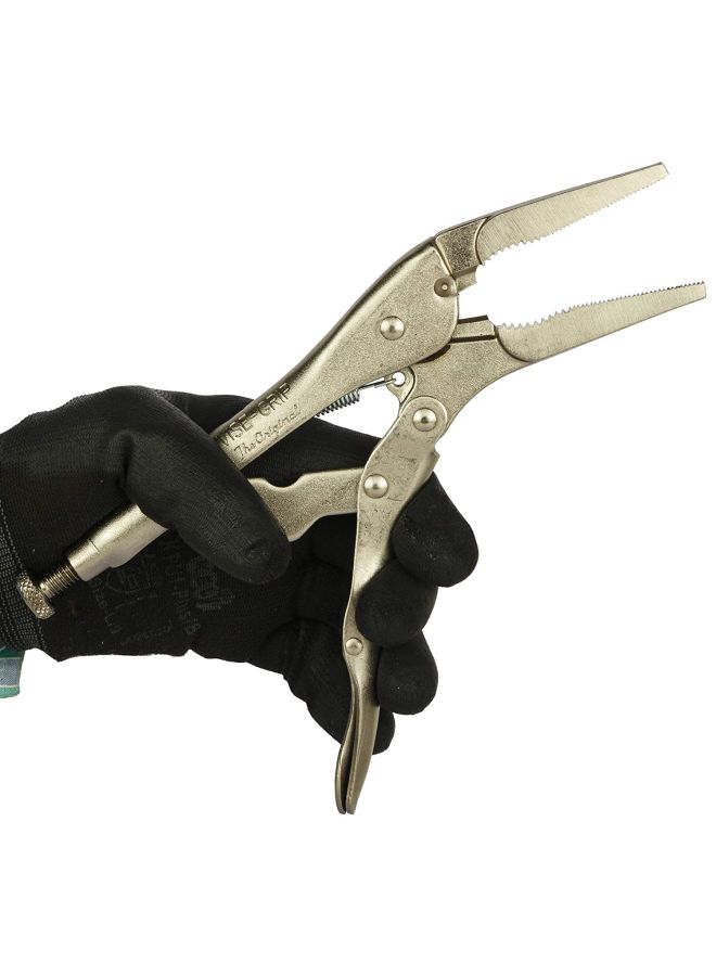 Original Long Nose Locking Plier Silver