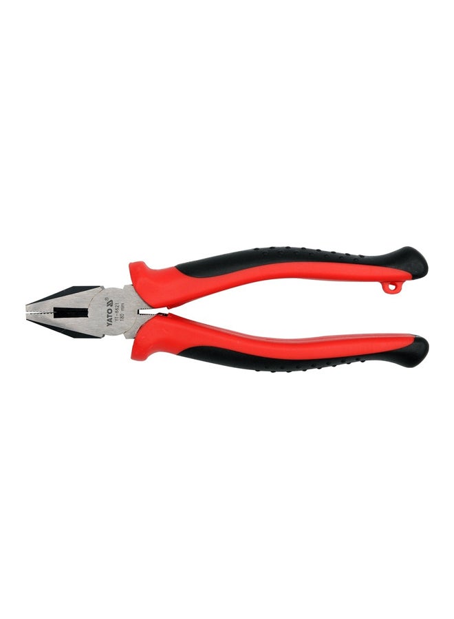 Combination Plier Red/Black/Silver