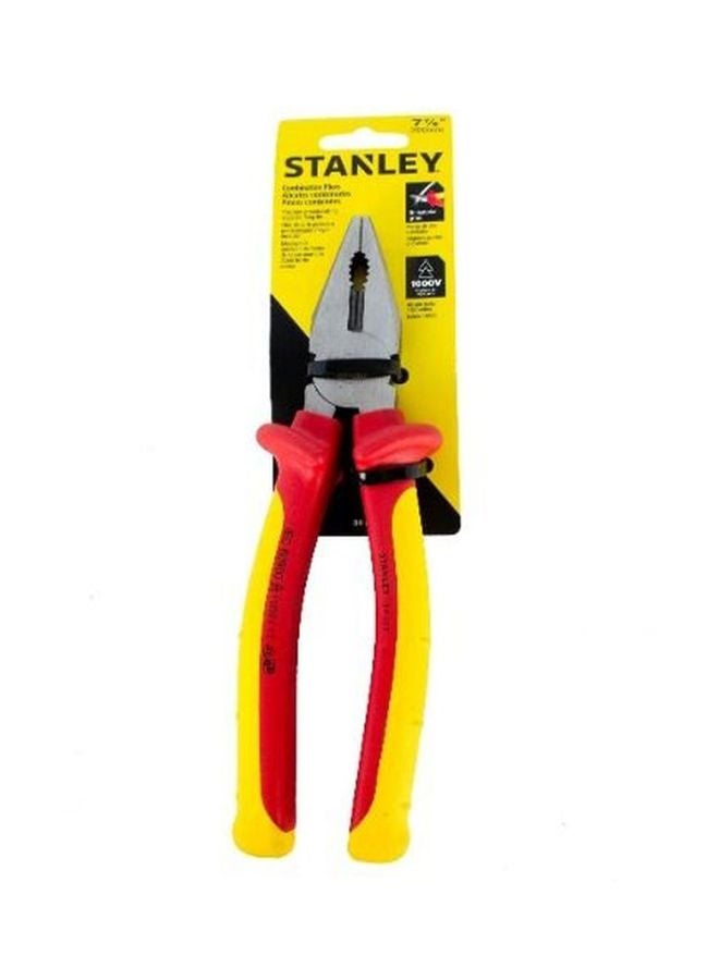 Combination Plier Red/Yellow/Silver 200mm